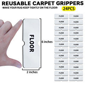 Urdar Brunnr edge-hold rug stickers prevent curling on area rugs