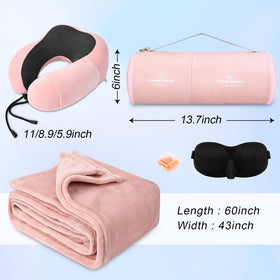 urnexttour duffel bag clip attaches pillow and blanket to luggage for hands-free travel.
