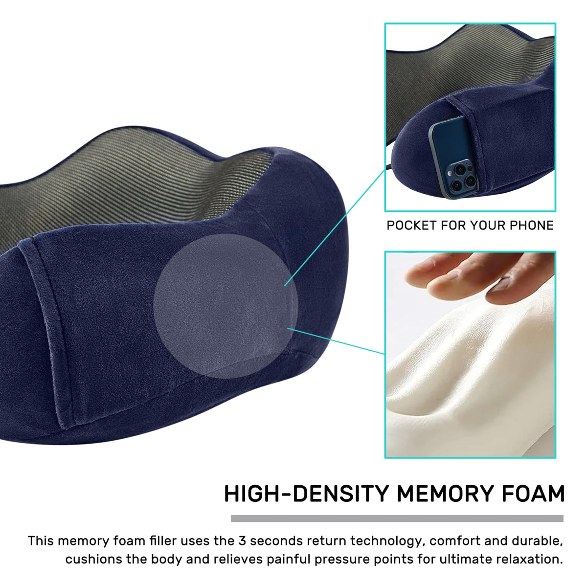 urnexttour lightweight neck pillow weighs 0.66 lbs for easy travel