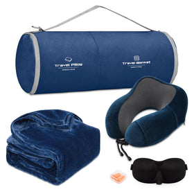 urnexttour travel pillow memory foam supports neck comfort on flights