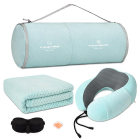 urnexttour travel pillow demonstrates memory foam neck support for long flights