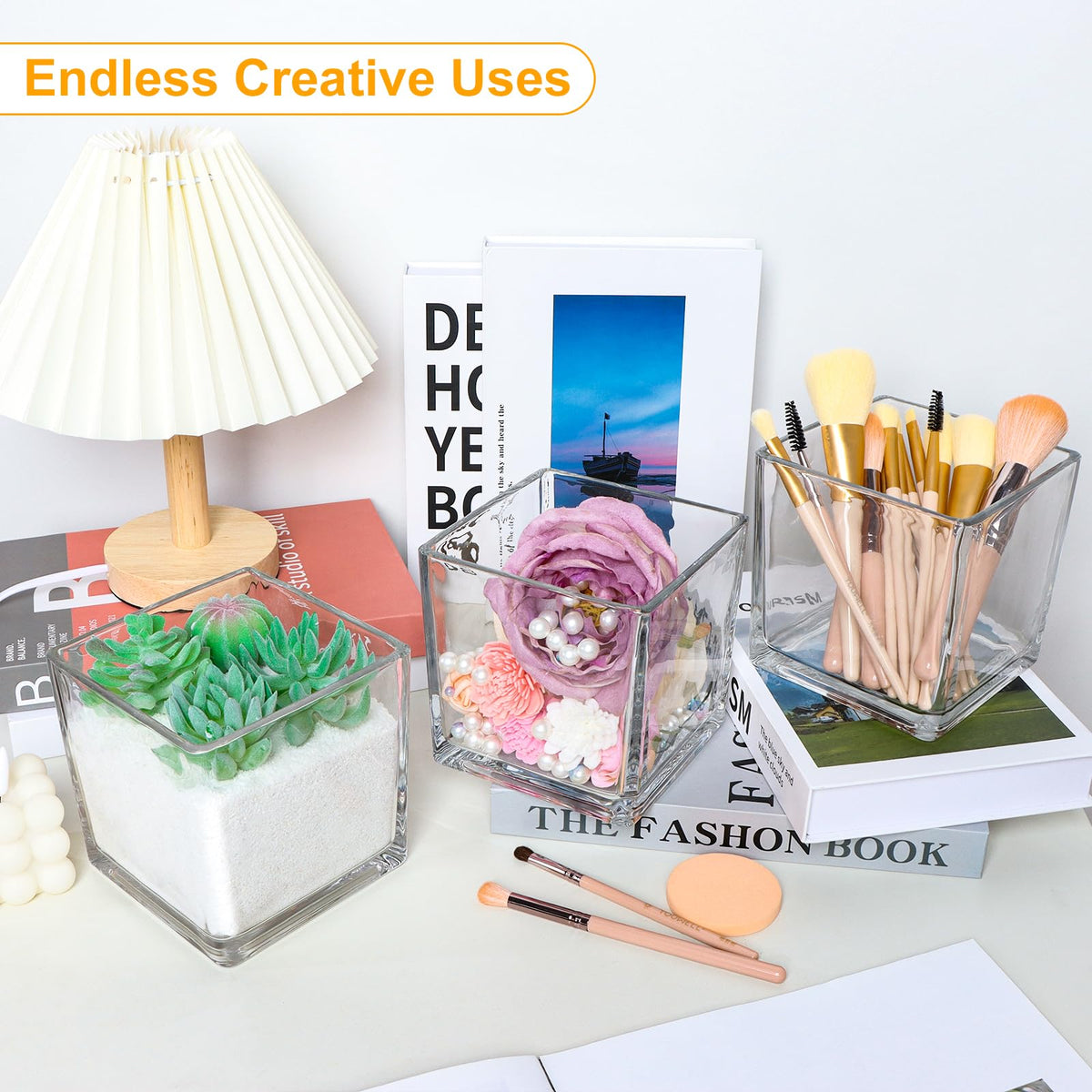 UrSpeedtekLive square vase wedding centerpiece setup inspiration