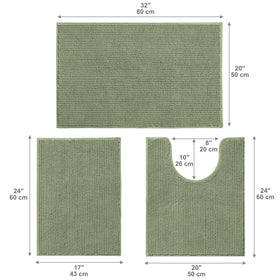 Urvoix bathroom rugs add inviting decor with practical comfort.
