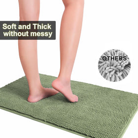 Urvoix chenille fiber surface stays soft and highly absorbent.