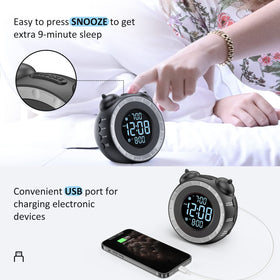 USCCE snooze feature adds extra nine minutes of wake time.