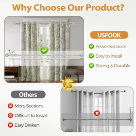 USFOOK crystal finial adds elegant bling to drapery