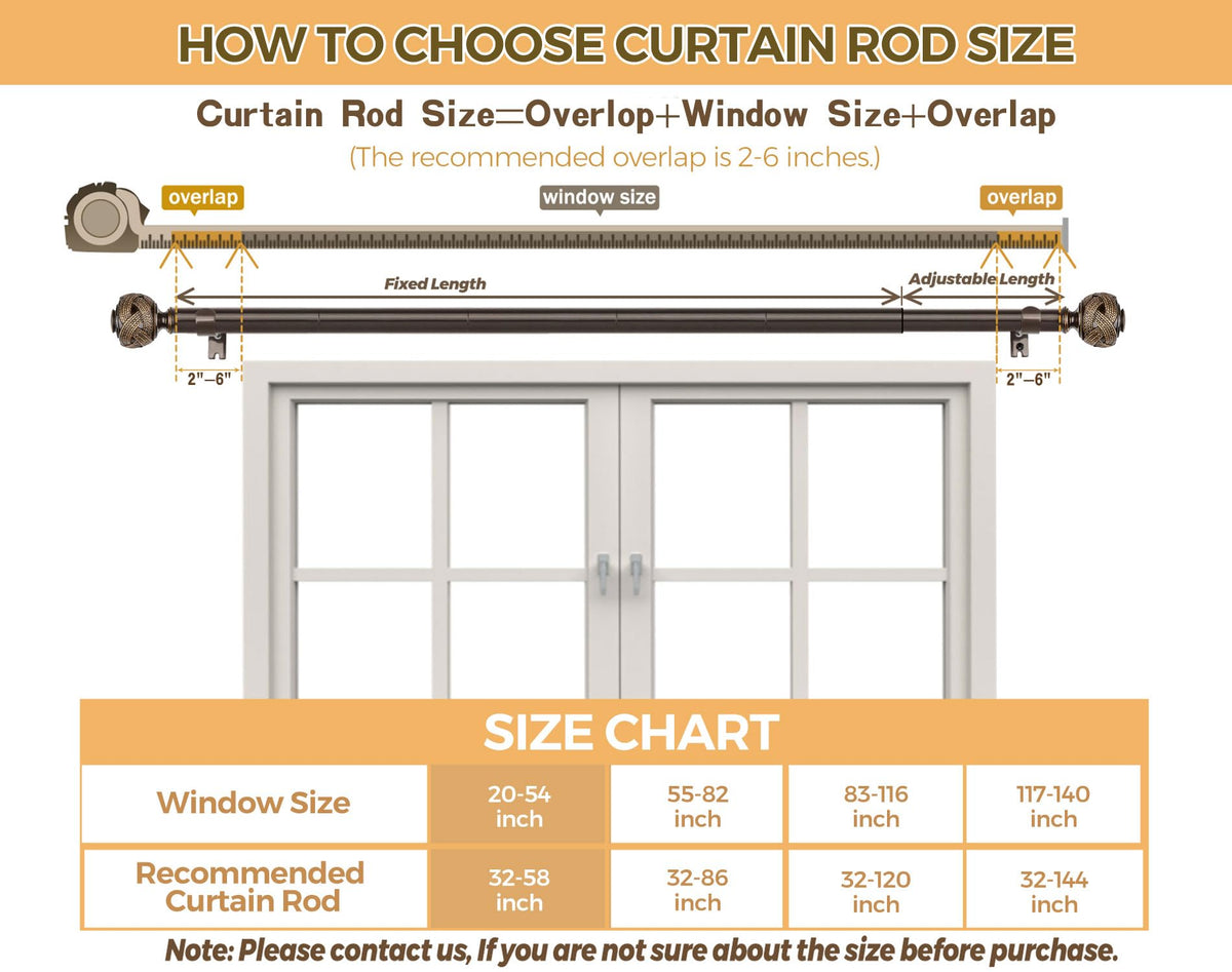 USFOOK sturdy 22 lb capacity handles heavier drapes.