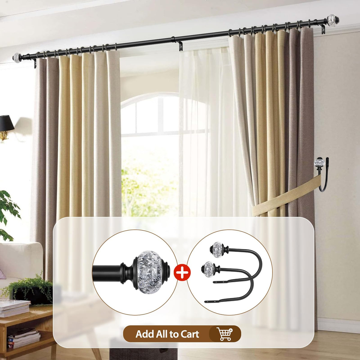 USFOOK easy-install hardware simplifies hanging setup