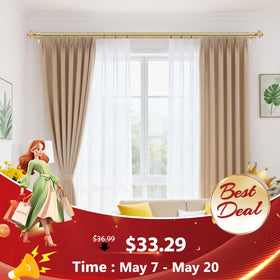 USFOOK gold crystal finials sparkle to enhance window decor