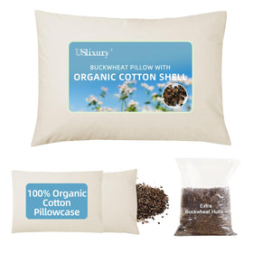 USlixury buckwheat pillow exterior shell for breathable comfort.