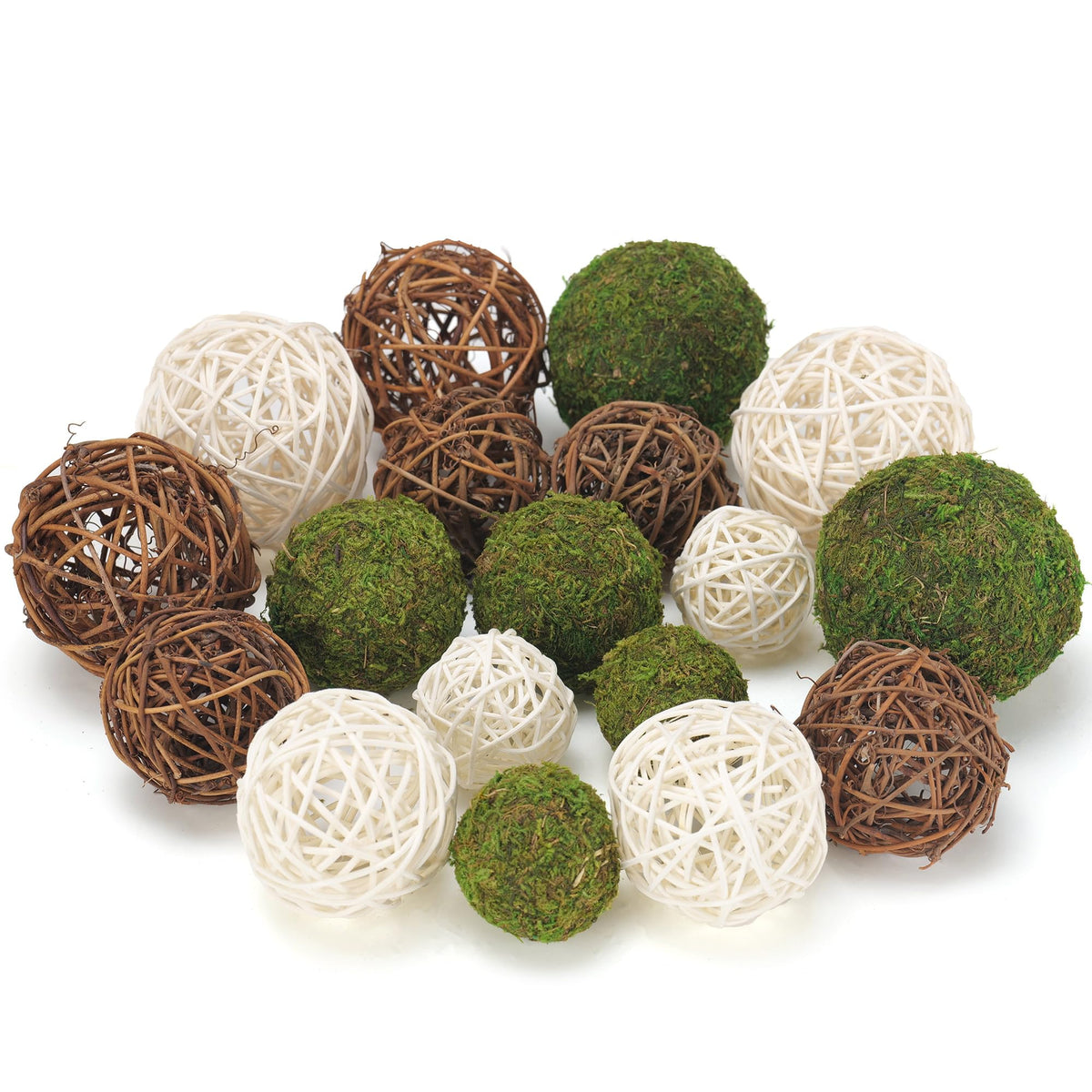USMOLA green moss ball for centerpiece bowls and color contrast