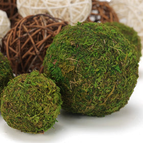 USMOLA large wicker ball (3.5in) for bold centerpiece statements