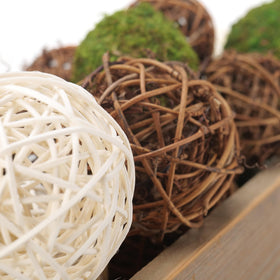 USMOLA medium wicker ball (2.8in) for versatile arrangements