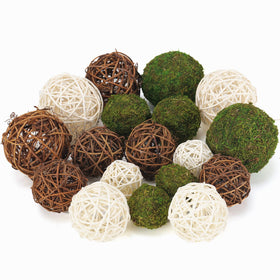 USMOLA wedding decor balls adding natural texture to tables