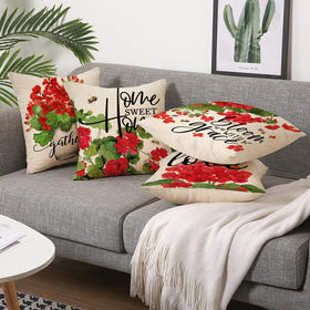 Ussap botanical decoration pillow cover offers versatile indoor outdoor styling