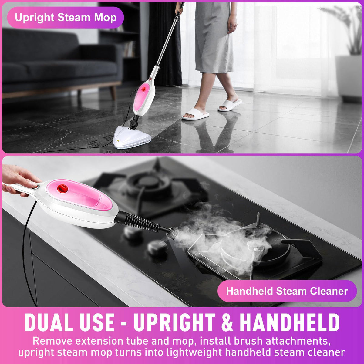 UTIBIJIR 10-in-1 attachment kit for windows, grout, and more