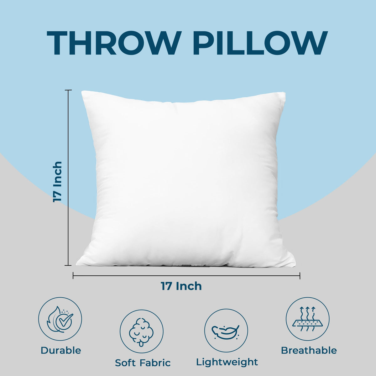 Utopia Bedding 115gsm brushed cover offers soft touch and durable everyday use.