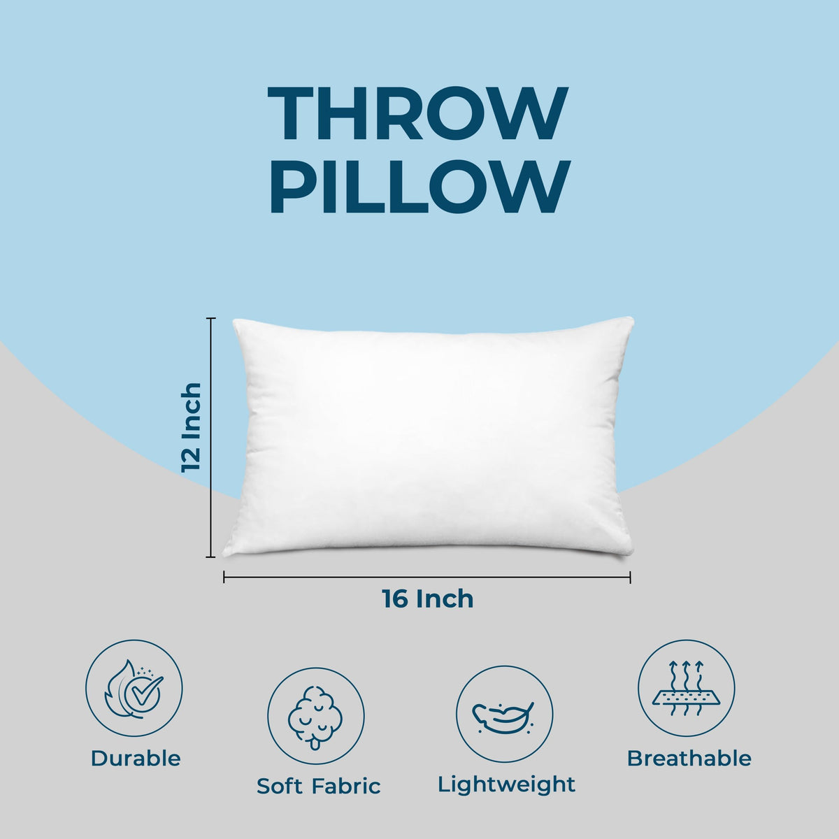 Utopia Bedding 115 GSM brushed fabric cover feels soft, breathable, and durable.