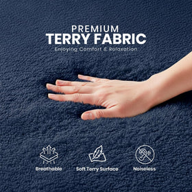 Utopia Bedding 200gsm terry surface delivers soft, breathable comfort