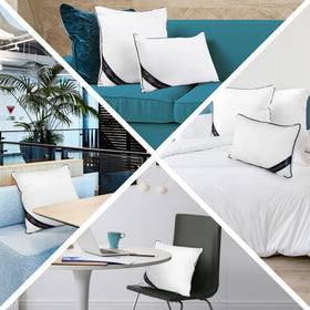 Utopia Bedding four-pack inserts simplify refreshing couches and bedrooms.