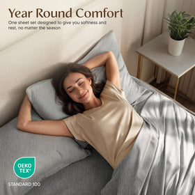 Utopia Bedding all-around elastic fit keeps king sheets in place