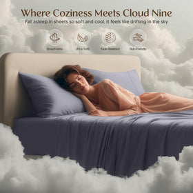 Utopia Bedding all-around elastic fitted sheet for a snug night