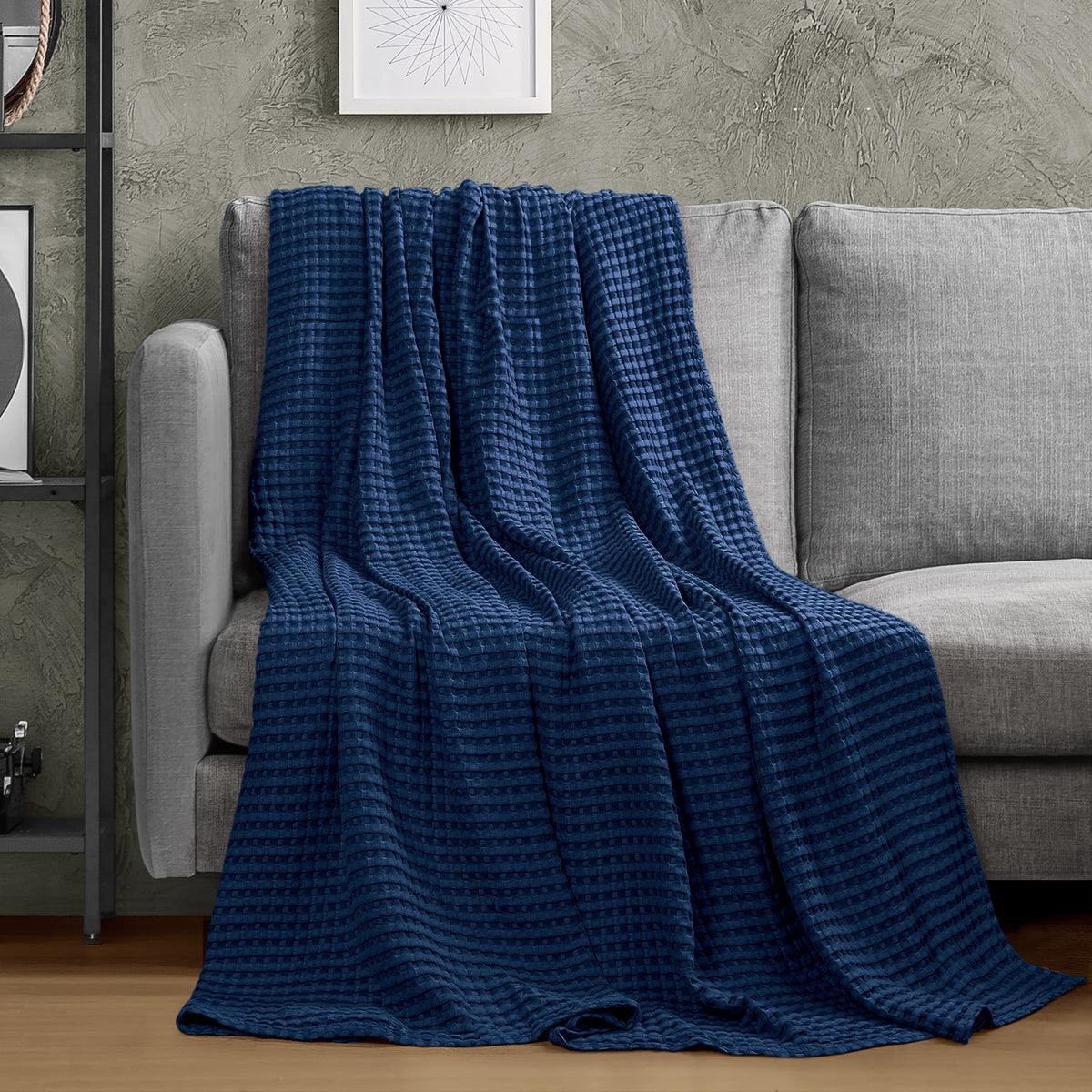 All-season blanket on bed ready for year-round use from Utopia Bedding