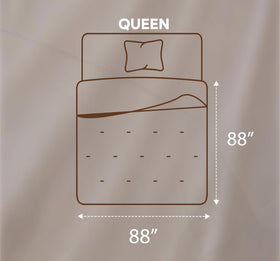 Utopia Bedding all-season comforter with soft microfiber shell offers cozy warmth and breathability.