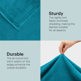 Utopia Bedding all-season fleece blanket balances warmth and lightness for any season