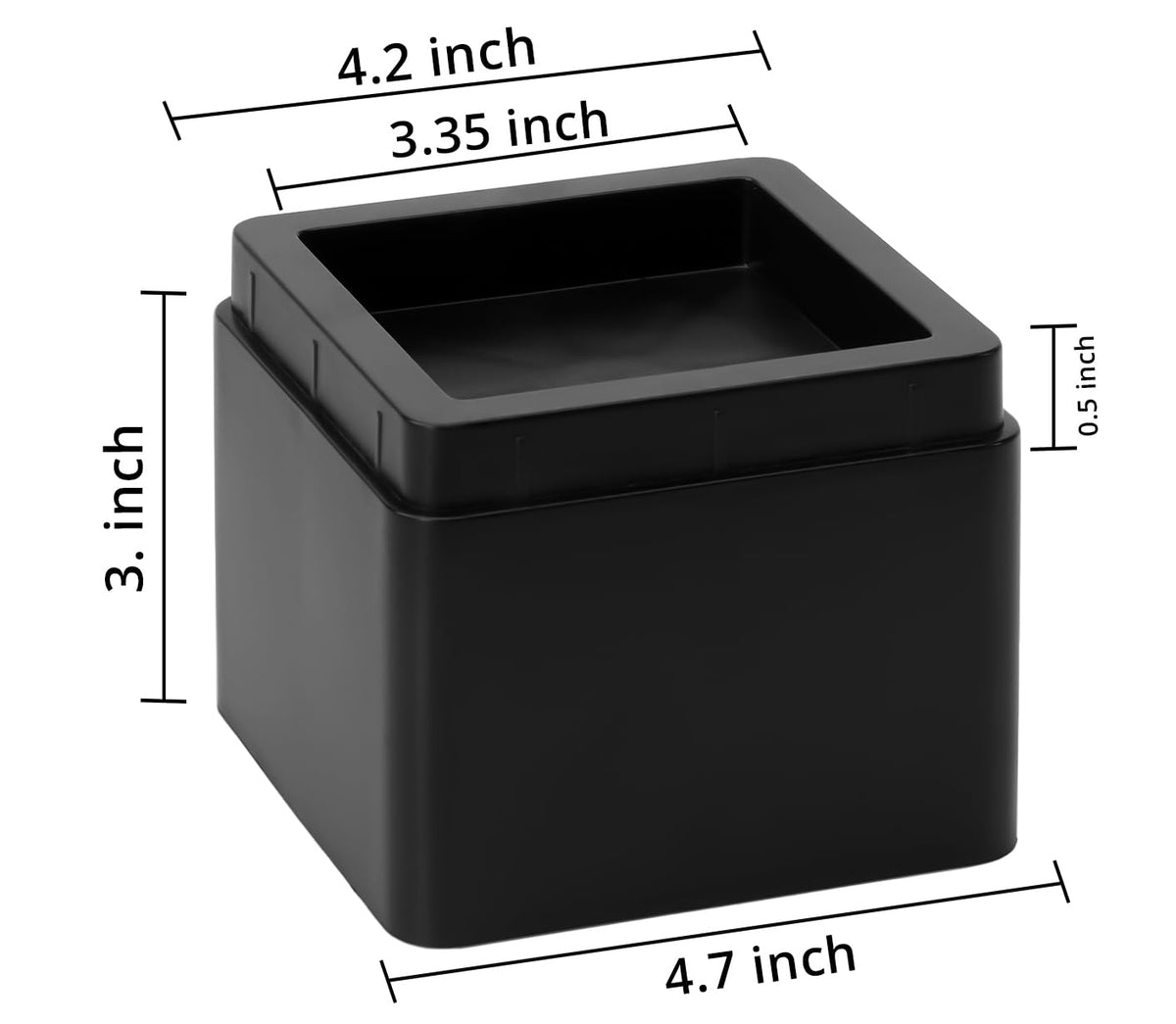 Utopia Bedding bed risers stackable to 6inch height for flexible room layouts