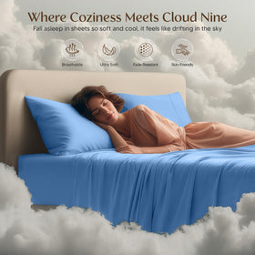 Utopia Bedding on a neatly made bed demonstrates hotel-quality comfort at home.