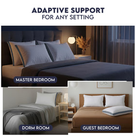 Utopia Bedding versatile grey pillows complement any bedding ensemble