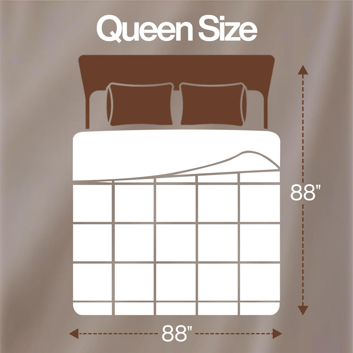 Utopia Bedding box-stitch detail highlights even fill distribution.