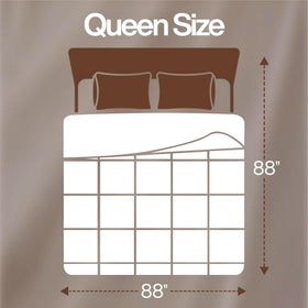 Utopia Bedding box-stitch detail highlights even fill distribution.
