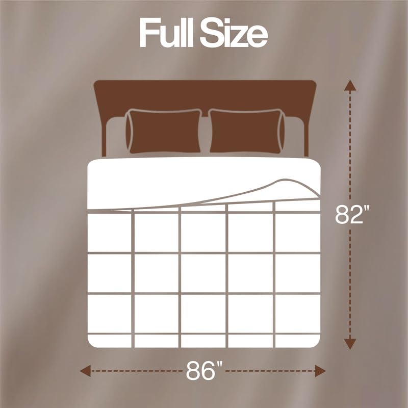 Utopia Bedding box-stitch construction maintains even fill and loft over time