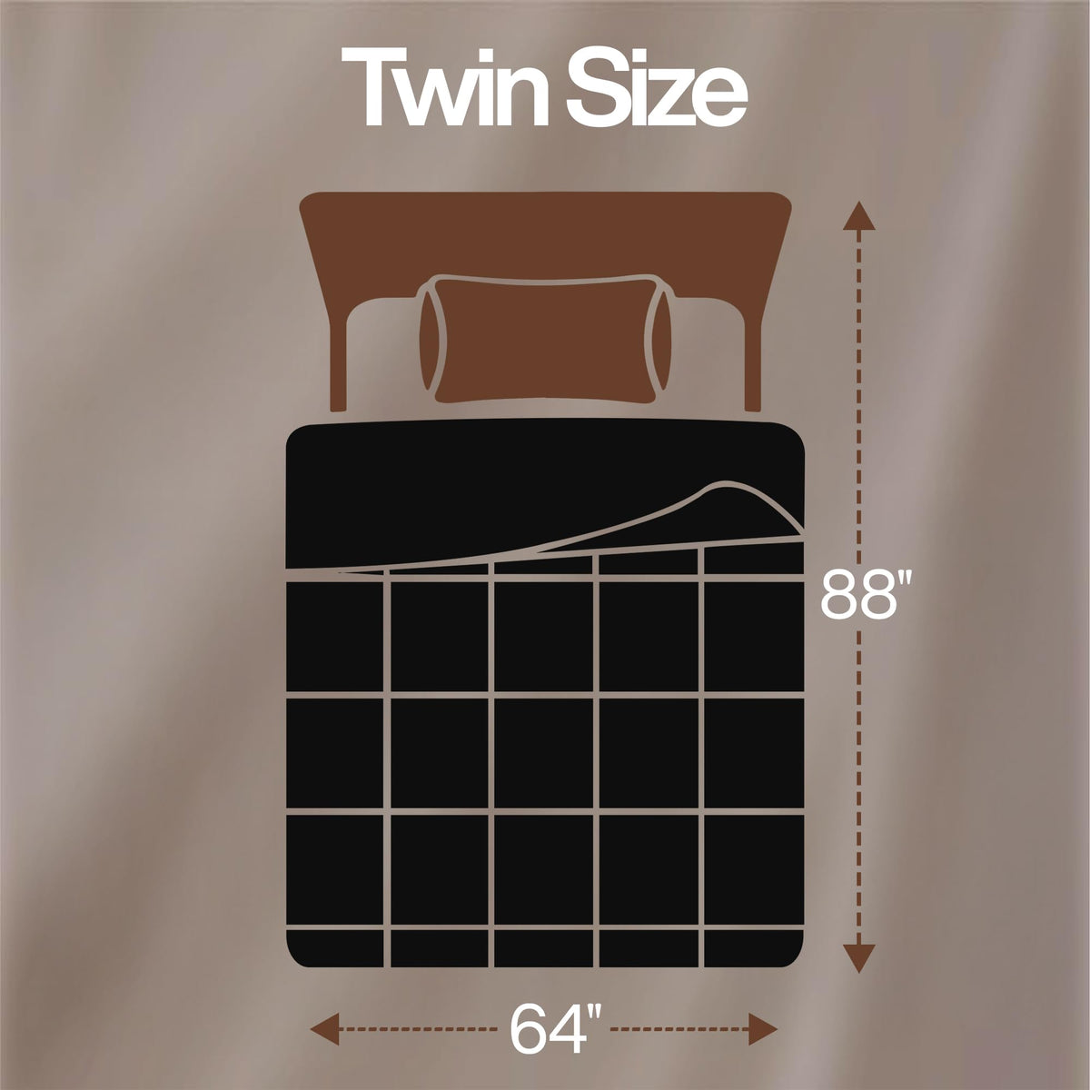 Box stitch detail on Utopia Bedding duvet insert highlighting durable quilting