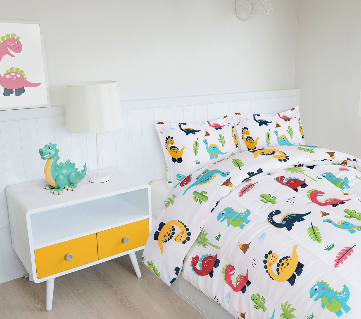 Utopia Bedding breathable kids bedding with easy care for happy mornings.