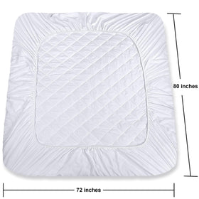 Utopia Bedding breathable quilted mattress pad surface for cooler sleeping