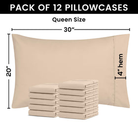 Utopia Bedding brushed microfiber close-up highlights silky softness and easy-care performance