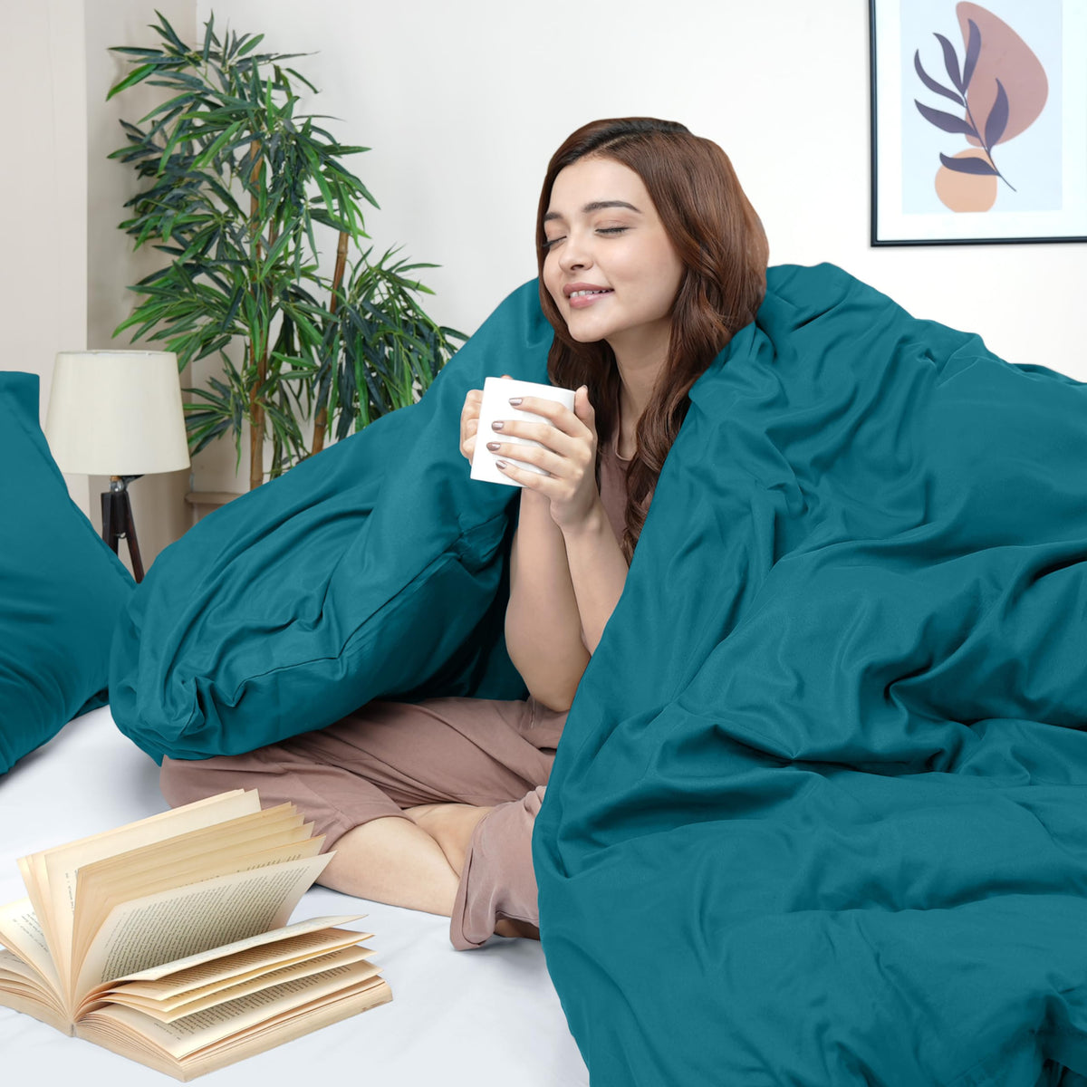Utopia Bedding brushed microfiber feels soft and breathable for restful nights.