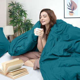 Utopia Bedding brushed microfiber feels soft and breathable for restful nights.