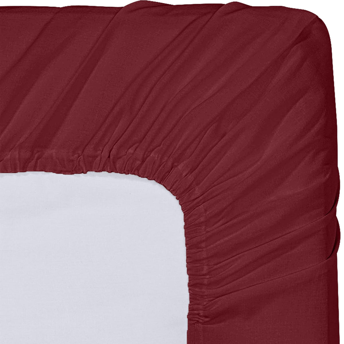 Utopia Bedding burgundy Twin XL sheet adds rich color to bedding