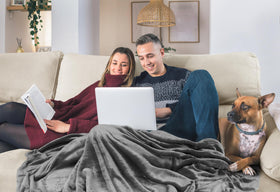 Utopia Bedding cozy travel blanket for camping and on the go