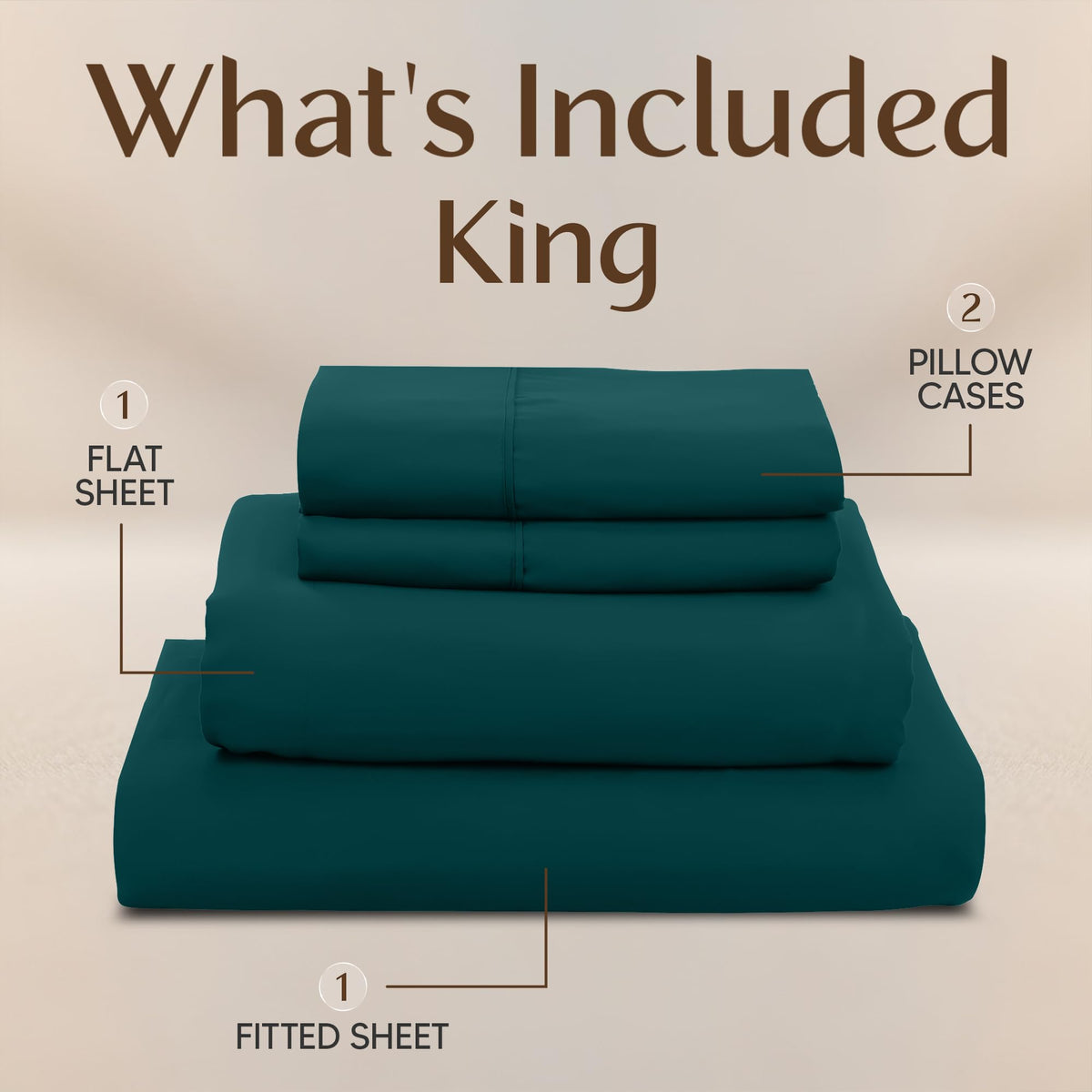 Utopia Bedding satin-soft microfiber sheets deliver breathable comfort for cool, restful nights.