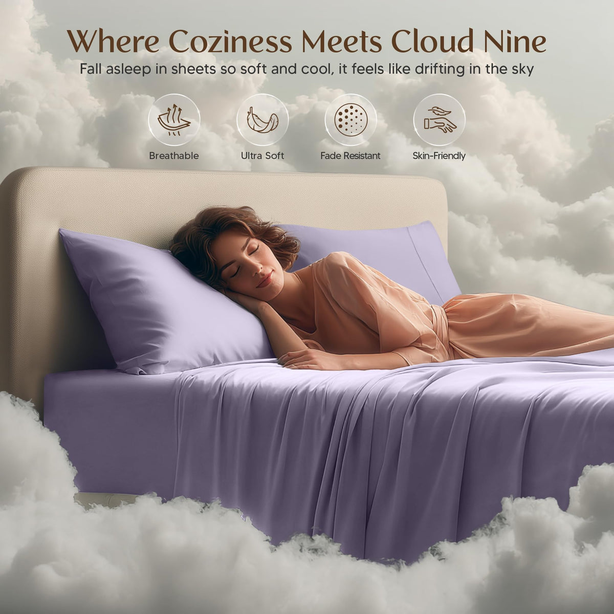 Utopia Bedding lavender color option to match decor