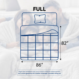 Utopia Bedding comforter with corner tabs keeps duvet in place overnight.