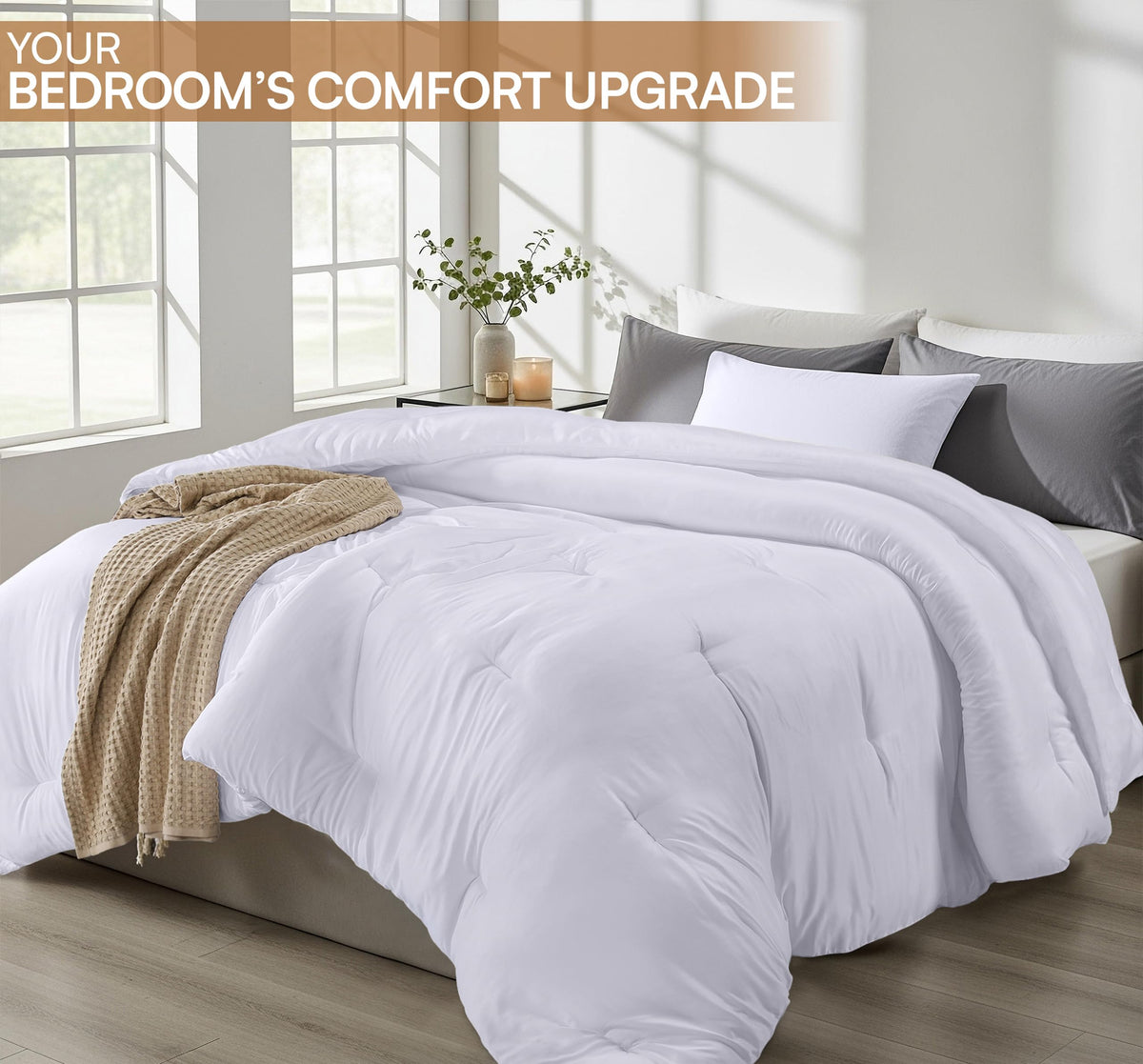 Utopia Bedding Comforter oeko-tex-certified materials for safe everyday use.