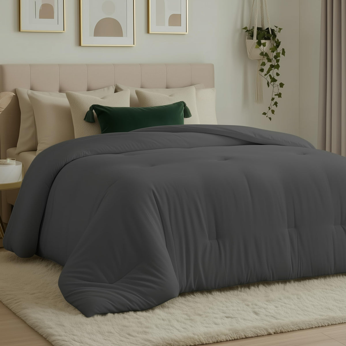 Utopia Bedding comforter queen 88x88 laid flat for all-season warmth