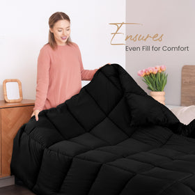 Utopia Bedding queen size 88x88 inches provides generous bed coverage.