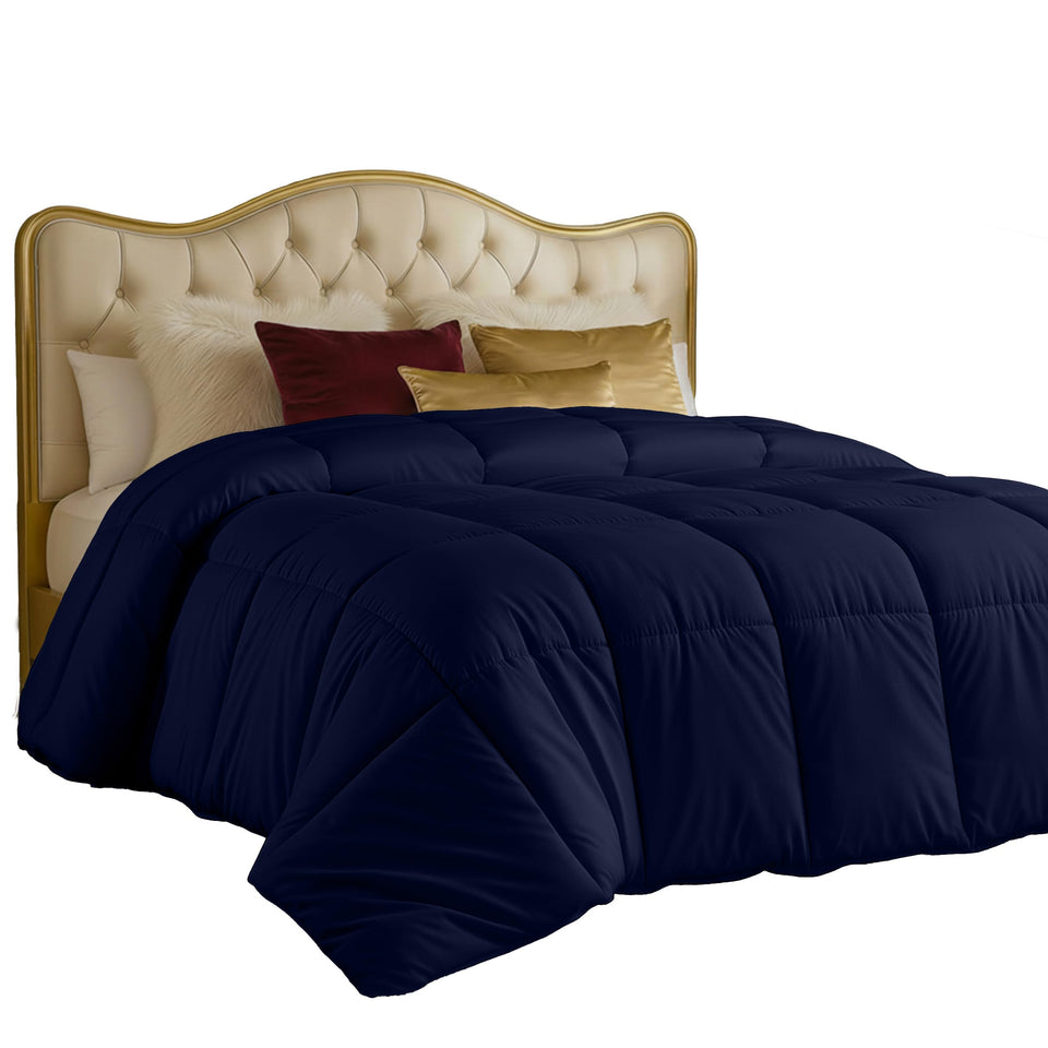 Utopia Bedding twin-size comforter with box stitching, durable and neatly styled for any bedroom.